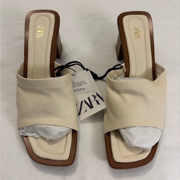 Zara Shoes - Zara Beige Women's Heels